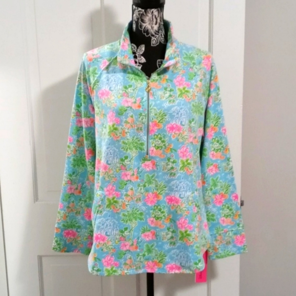 🆕️ 🌈VERY HTF Lilly Pulitzer🌈 - "Lilly Loves Disney" Skipper Popover
